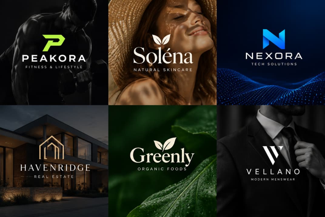 Lifestyle Brand Identity Collection brand identity and applications